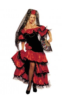 Location déguisement espagnol danseuse flamenco robe pays du monde