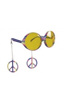 Lunette Hippie avec boucle d'oreille
