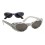 Lunettes année 60 et 70 en noir et blanc 