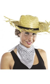 Bandana Blanc pour déguisement carnaval en vente
