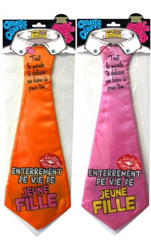 Cravate EVDJF - Enterrement vie de jeune fille