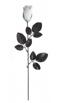 Rose noir et blanc 45cm en vente à Paris