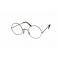 Lunettes dorée ronde 