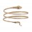 Bracelet égyptien serpent doré