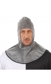 Cotte de maille, cagoule de chevalier moyen age, medieval luxe