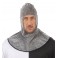Cotte de maille, cagoule de chevalier moyen age, medieval luxe
