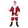Costume père noël luxe à fourrure
