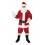 Costume père noël luxe à fourrure