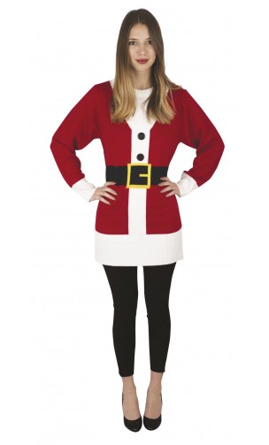 Pull mère noël adulte