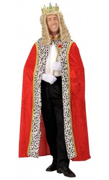 Cape de roi et reine, cape royale rouge en hermine pour adulte en vente à Paris et en ligne