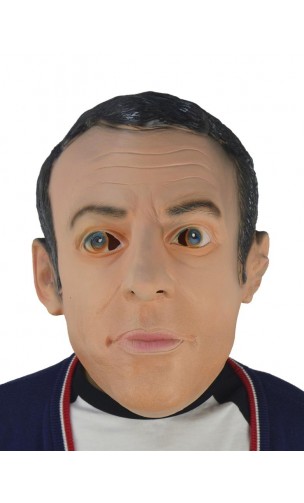Masque president Emmanuel MACRON intégral en latex épais en vente à Paris Be Happy et en ligne