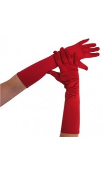 Gants long Rouge CH