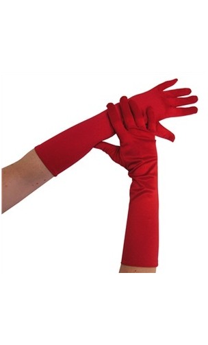 Gants long Rouge CH