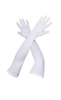 Gants longs Blanc