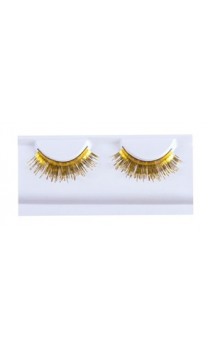 Faux cils doré