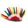 Coiffe indien multicolore