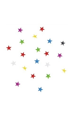 Confettis de table étoile