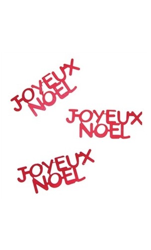 Confettis de table Joyeux Noël