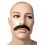 Moustache année 60 - 70 noir