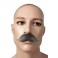 Moustache gentleman gris