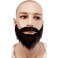 Moustache et collier noir