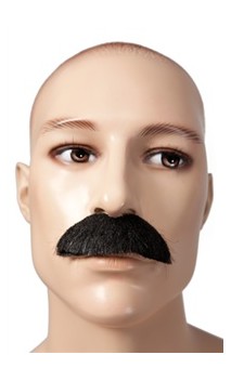 Moustache Dupont noir