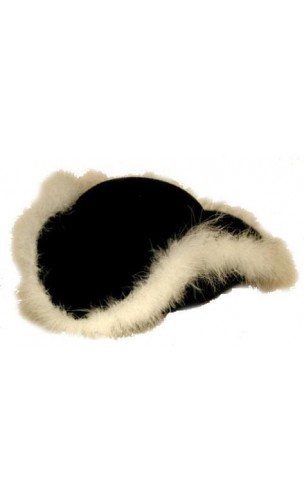 Chapeau Tricorne avec fourrure
