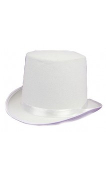 Chapeau HDF blanc adulte