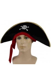 Chapeau capitaine pirate