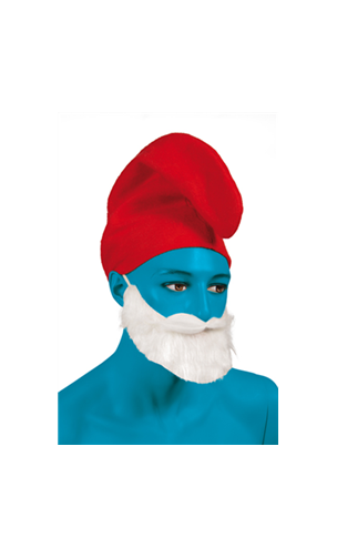 Bonnet grand Schtroumpfs rouge
