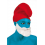 Bonnet grand Schtroumpfs rouge