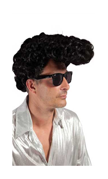 Perruque Elvis banane
