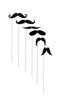 Moustache sur bâton