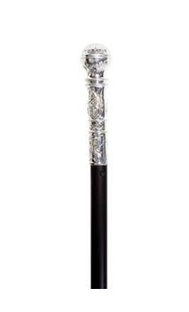 Canne avec Pommeau Argent