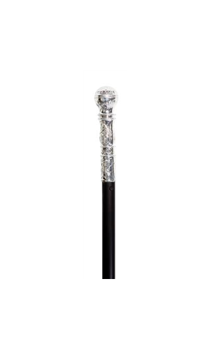 Canne avec Pommeau Argent