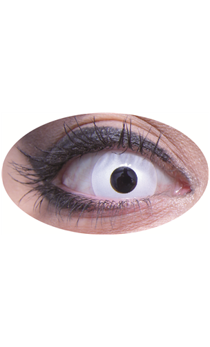 Lentille Yeux Blanc